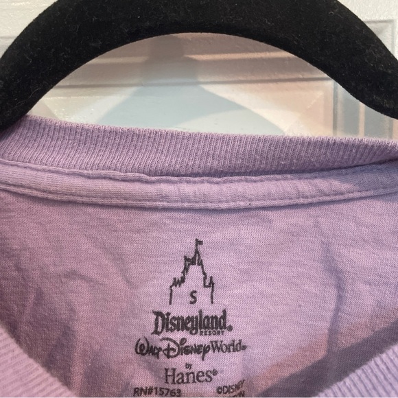 Disney Purple Short Sleeve Tee with Animated Design - Picture 4 of 5